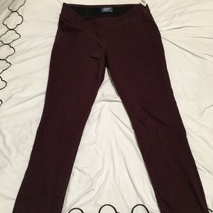 Maroon jeans